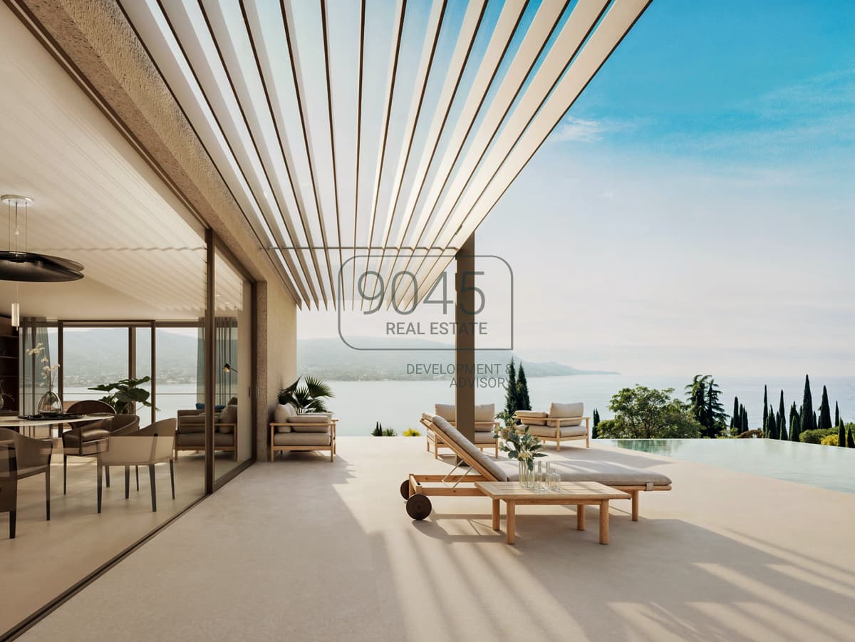 New-build villa with spectacular views of Lake Garda in Sanico / Toscolano Maderno - Lake Garda in Toscolano Maderno, property offered by 9045 REAL ESTATE