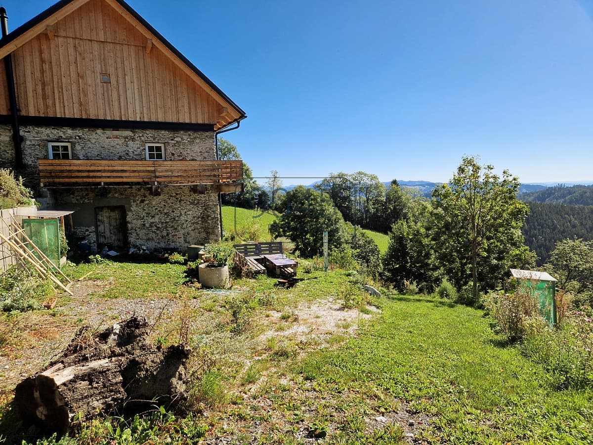61 ha Naturvermögen in Traumlage - Bauernhaus mit Eigenquelle und Almanteilen bei Köflach - Steiermark in Graden, Immobilie von 9045 REAL ESTATE