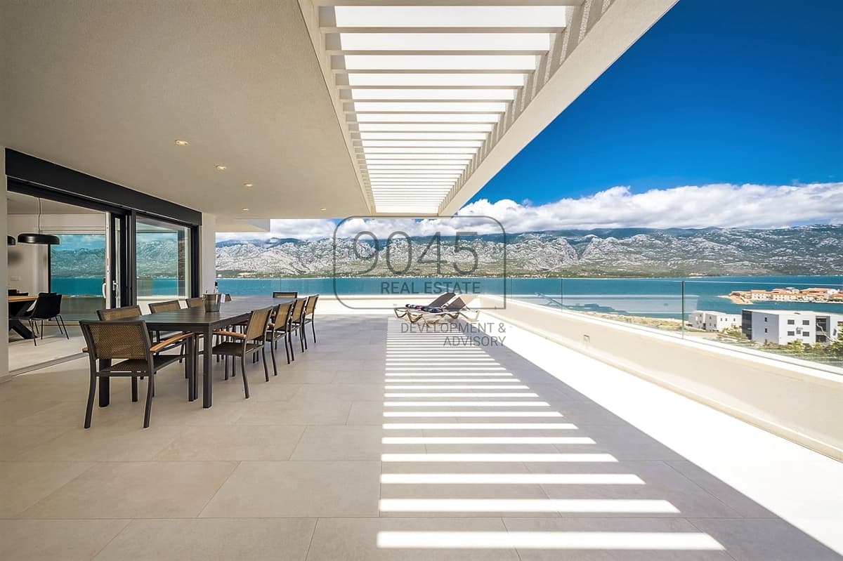 Premium luxury villa with pool and panoramic views in Vinjerac Dalmatia-Zadar - Croatia in Vinjerac, property offered by 9045 REAL ESTATE